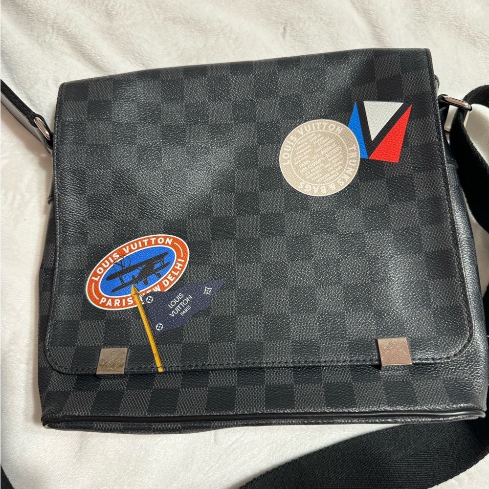 Authentic Louis Vuitton District PM *Worn Once, mint condition